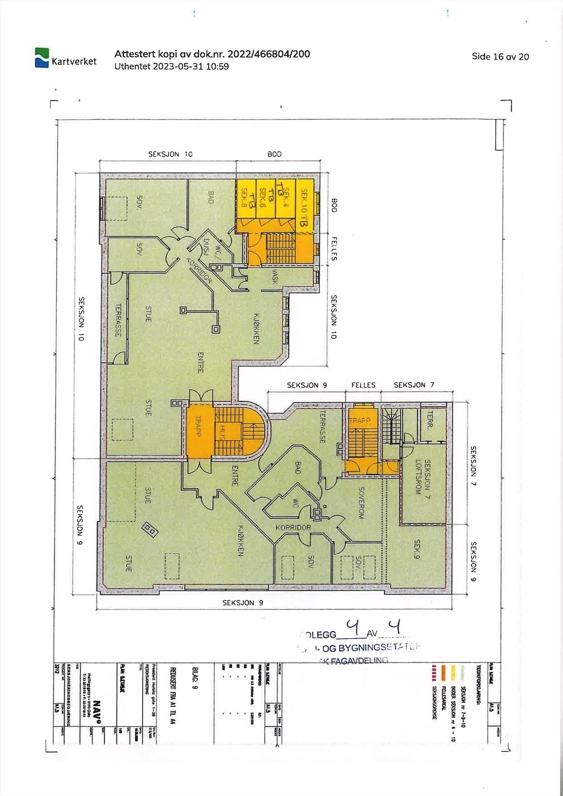 Tegninger President Harbitz gate 1 Galleribilde