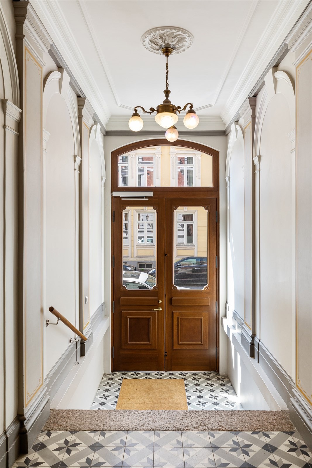 Meget pent inngangparti Galleribilde