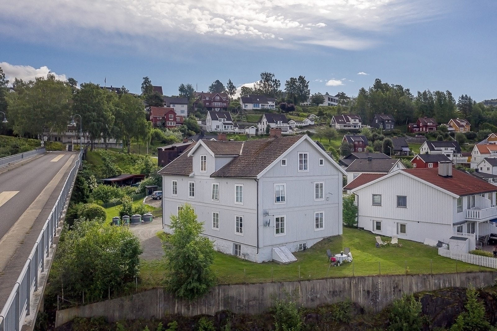 Vingnesbrua er stengt for biltrafikk. Galleribilde