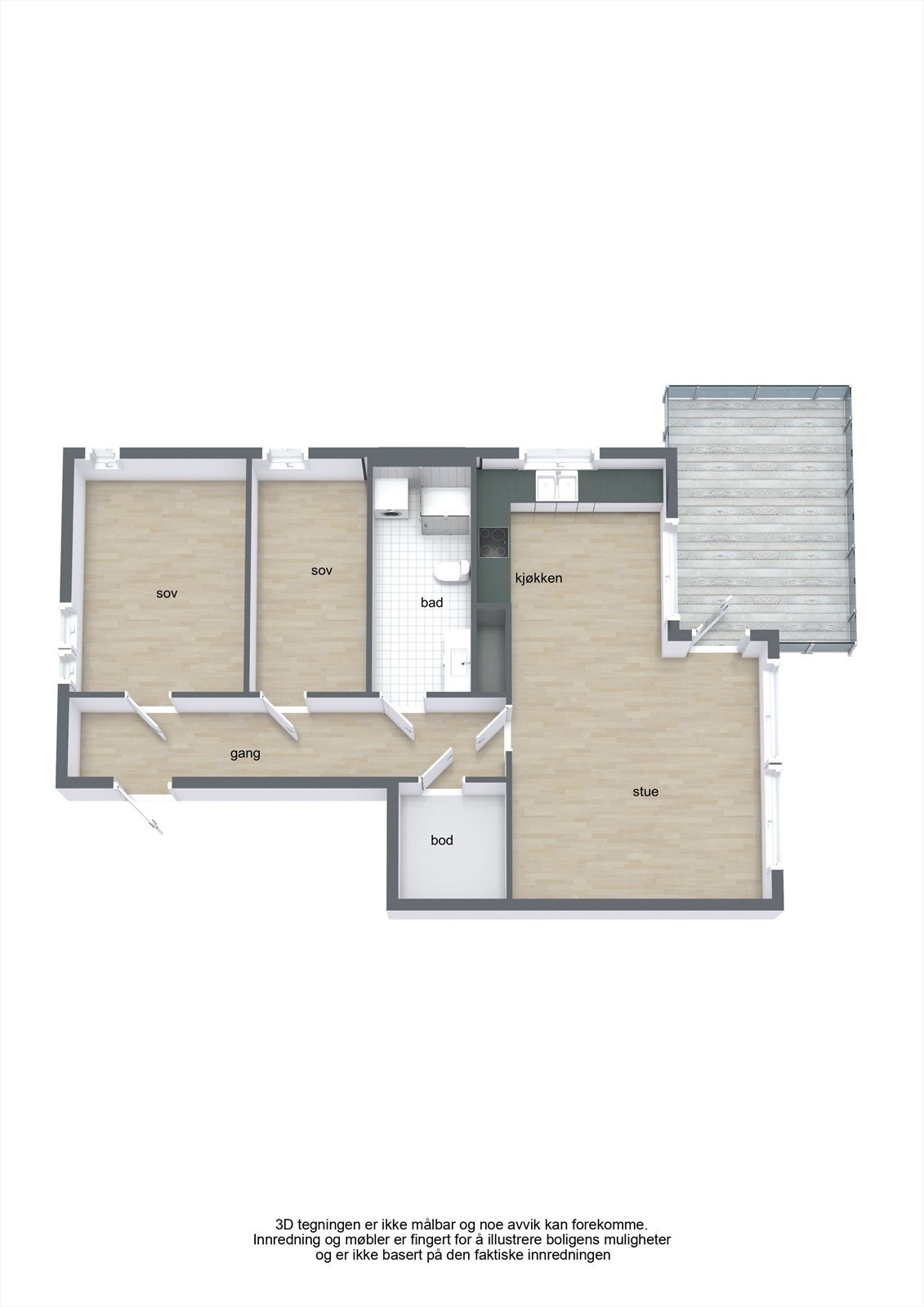 Plantegning Galleribilde