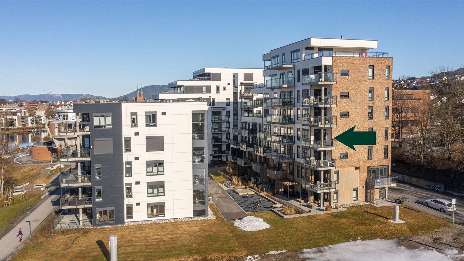 Endeleiligheten ligger fint plassert i 4. etg Galleribilde