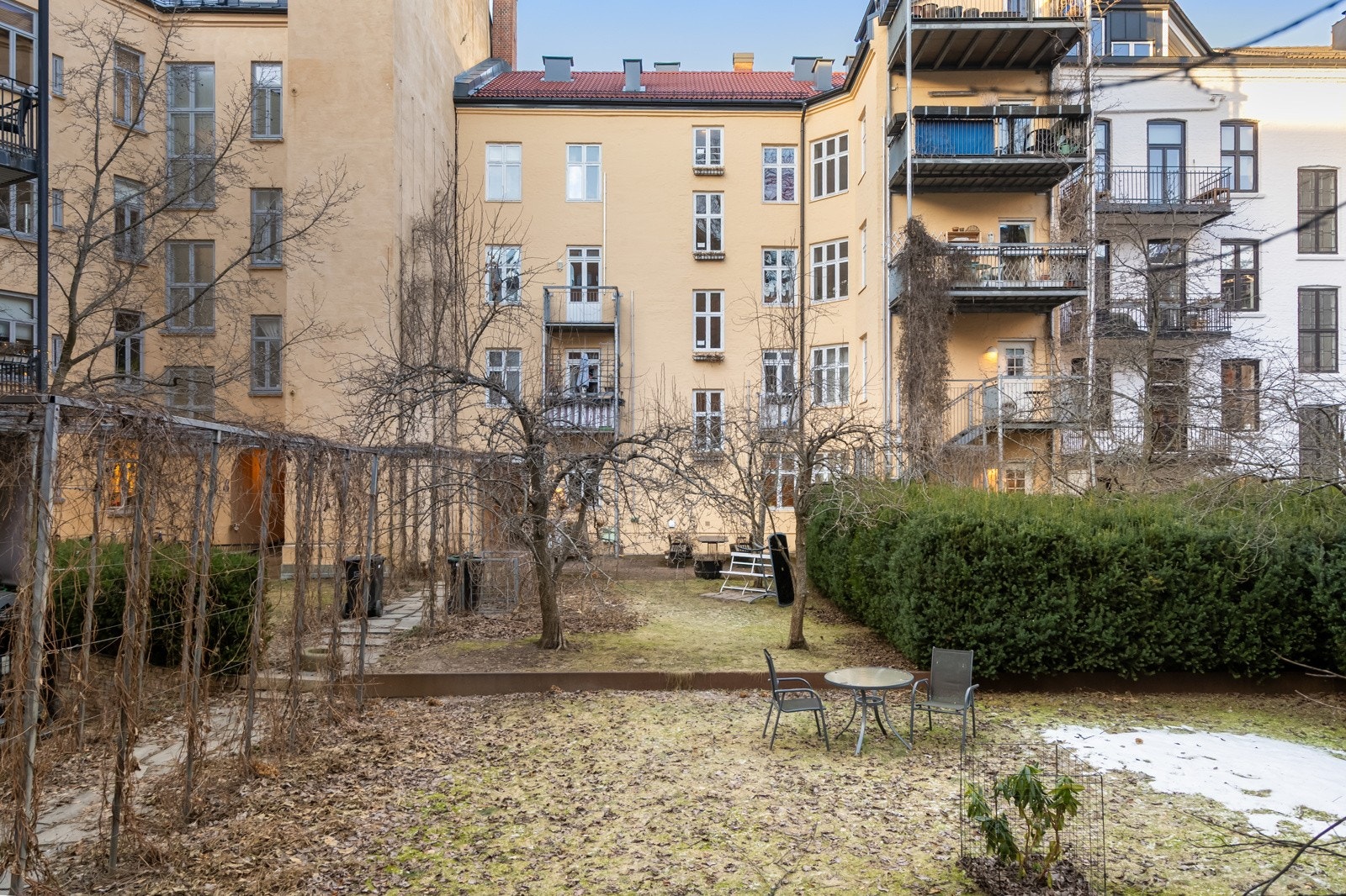 Nydelig bakhage Galleribilde
