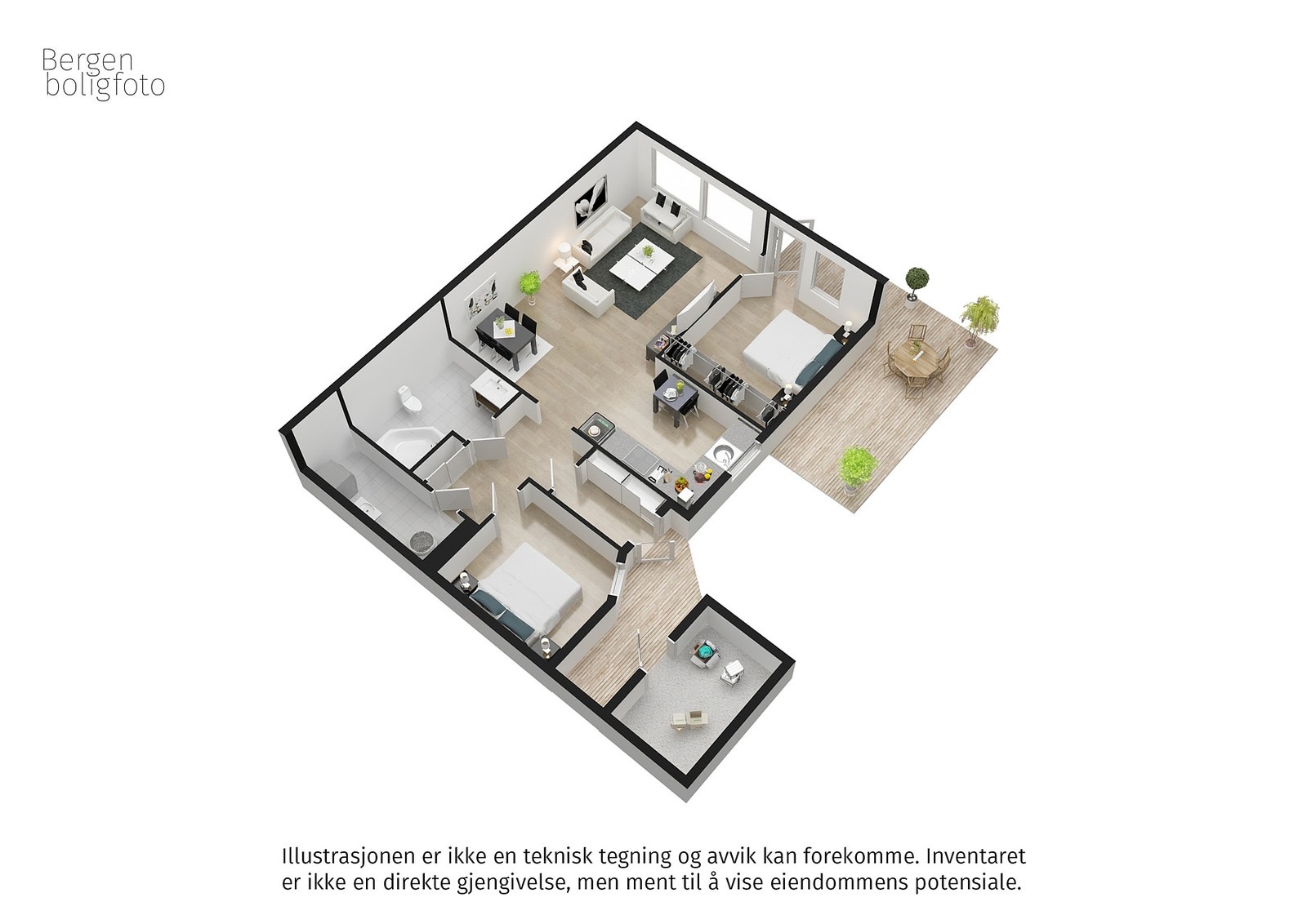 Plantegning Galleribilde