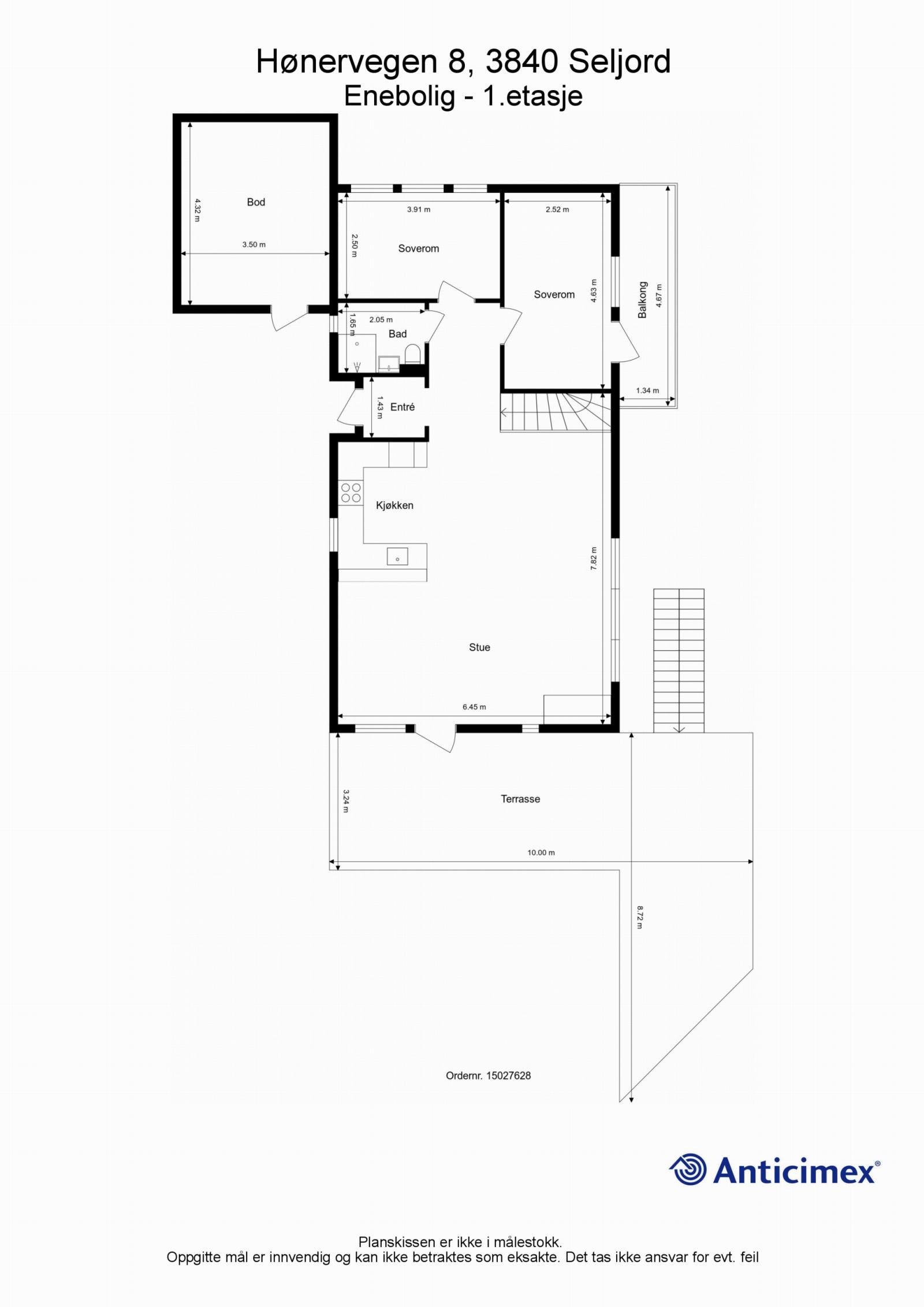Plantegning for underetasje. Galleribilde