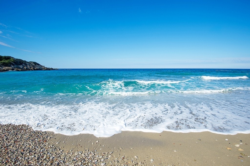 En av badebuktene Galleribilde