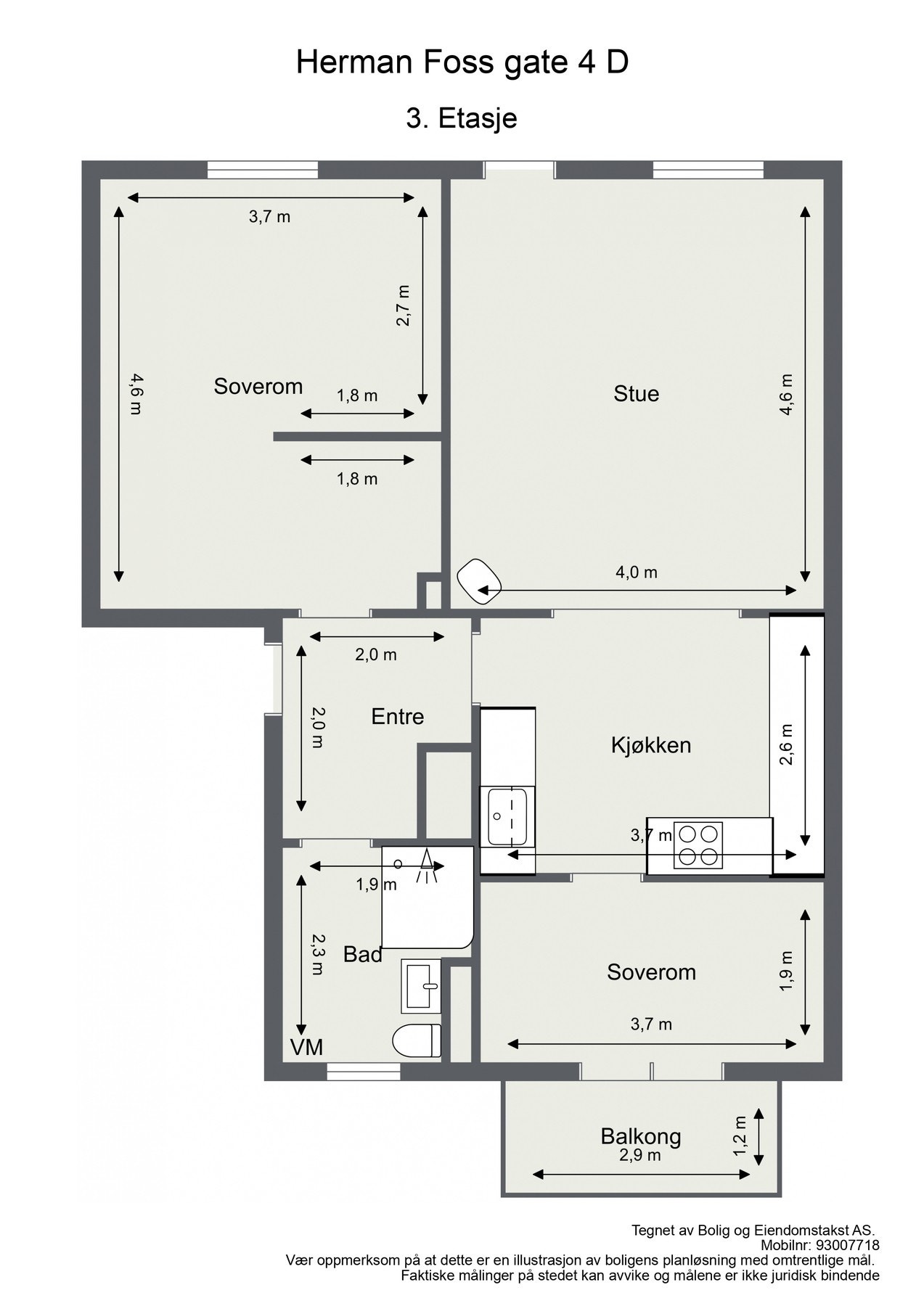 Vi kjører på med plantegning først, så får du orientert deg litt før du ser videre. Galleribilde