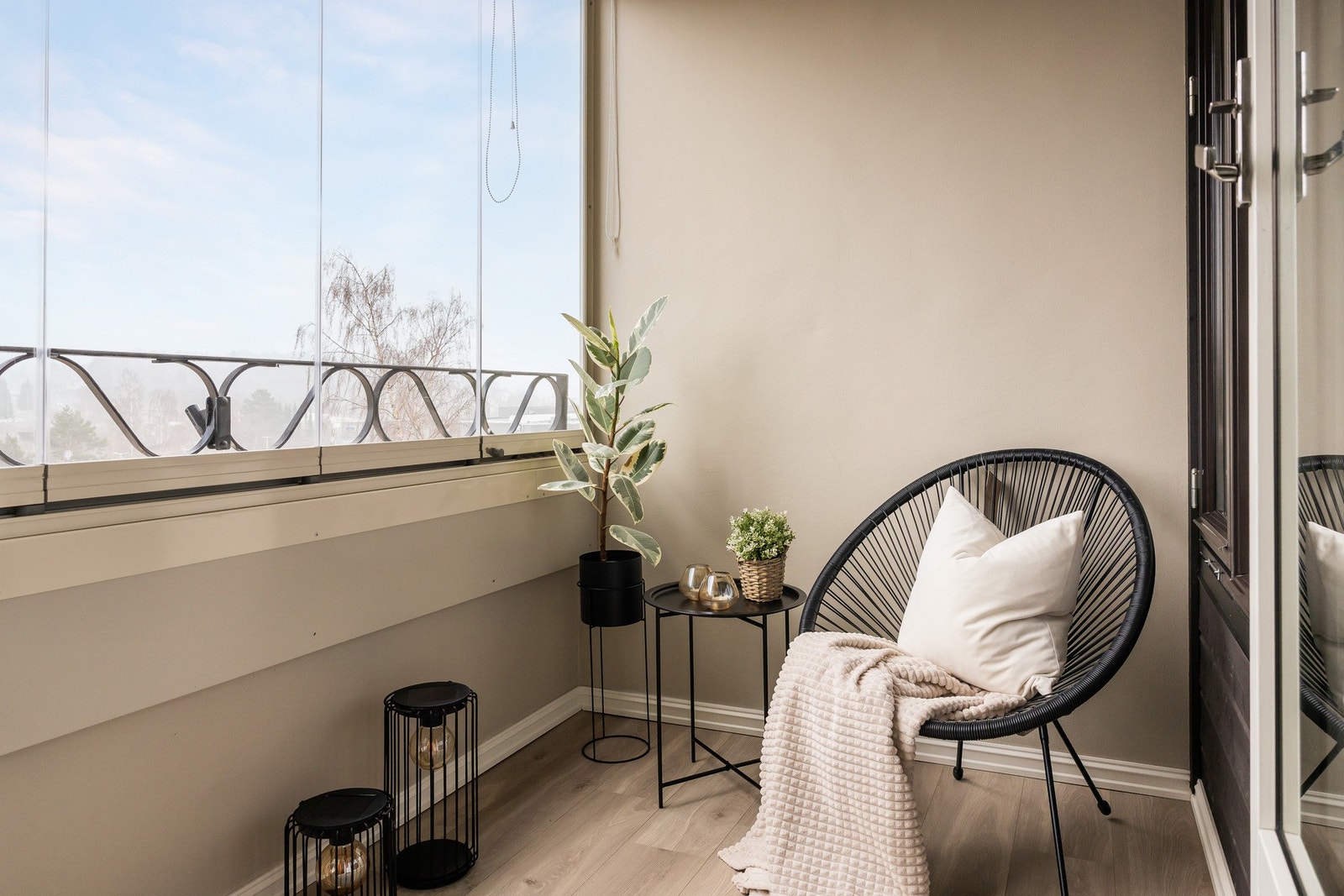 God plass til ønsket møblement og grill Galleribilde