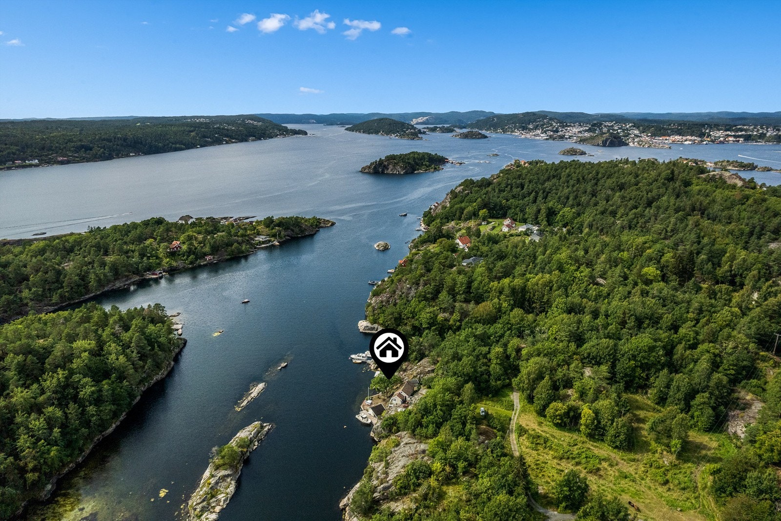 Kragerø ligger kun en liten båttur unna. Galleribilde
