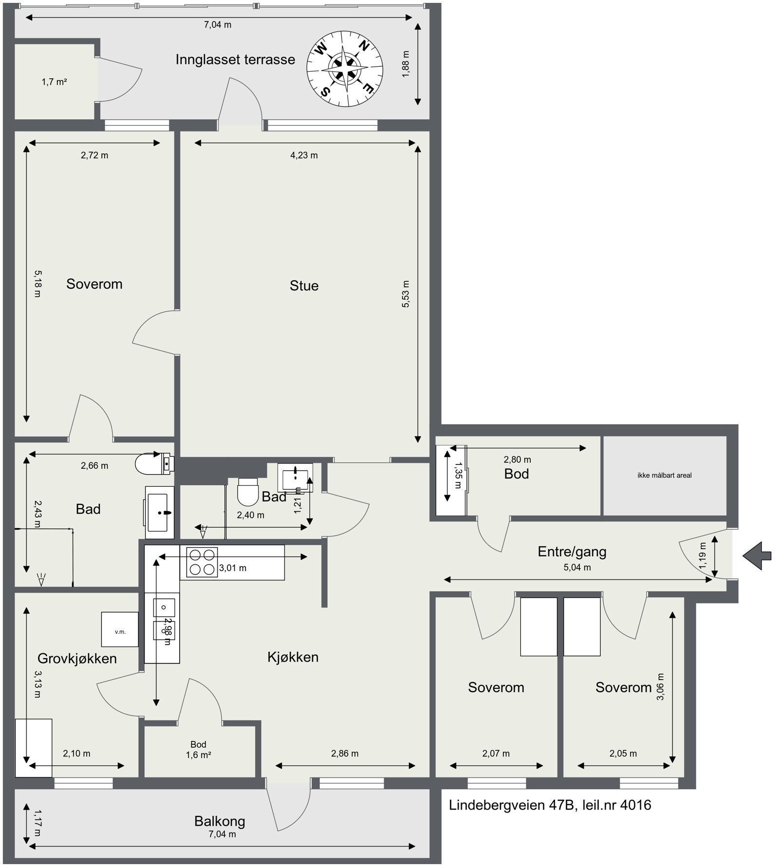 Plantegning Galleribilde