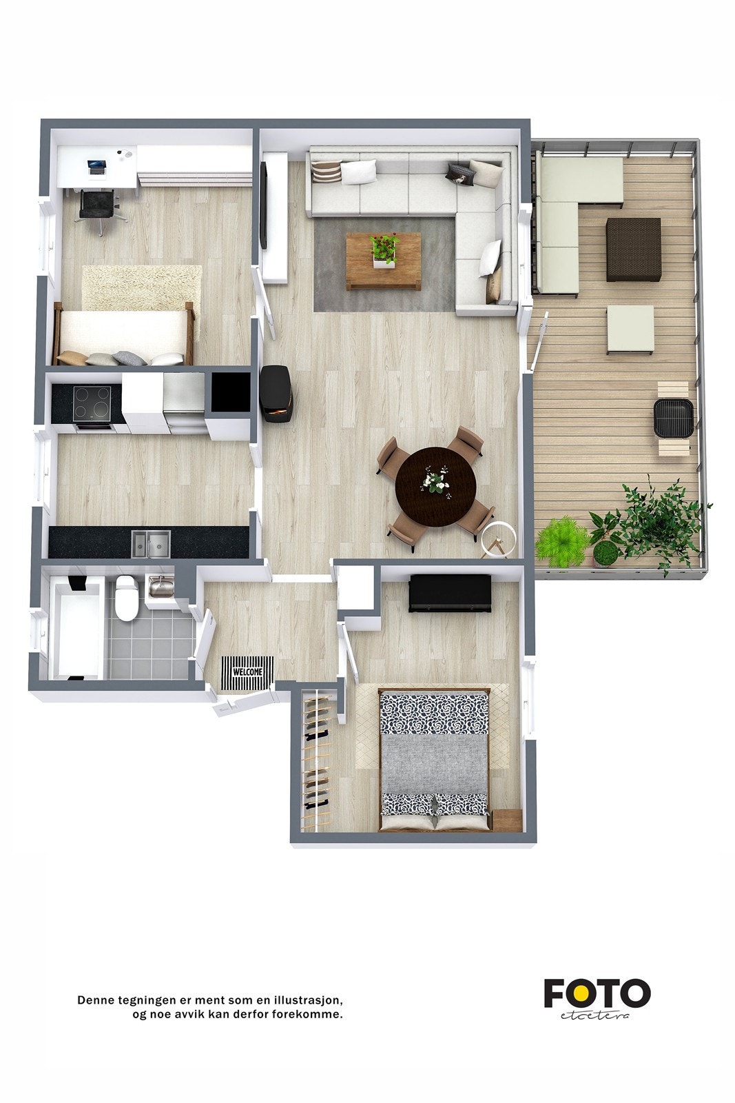 Veiledende plantegning 2. etasje. Ikke målbar Galleribilde