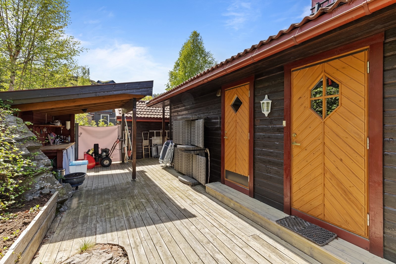 Området bak fritidsboligen Galleribilde