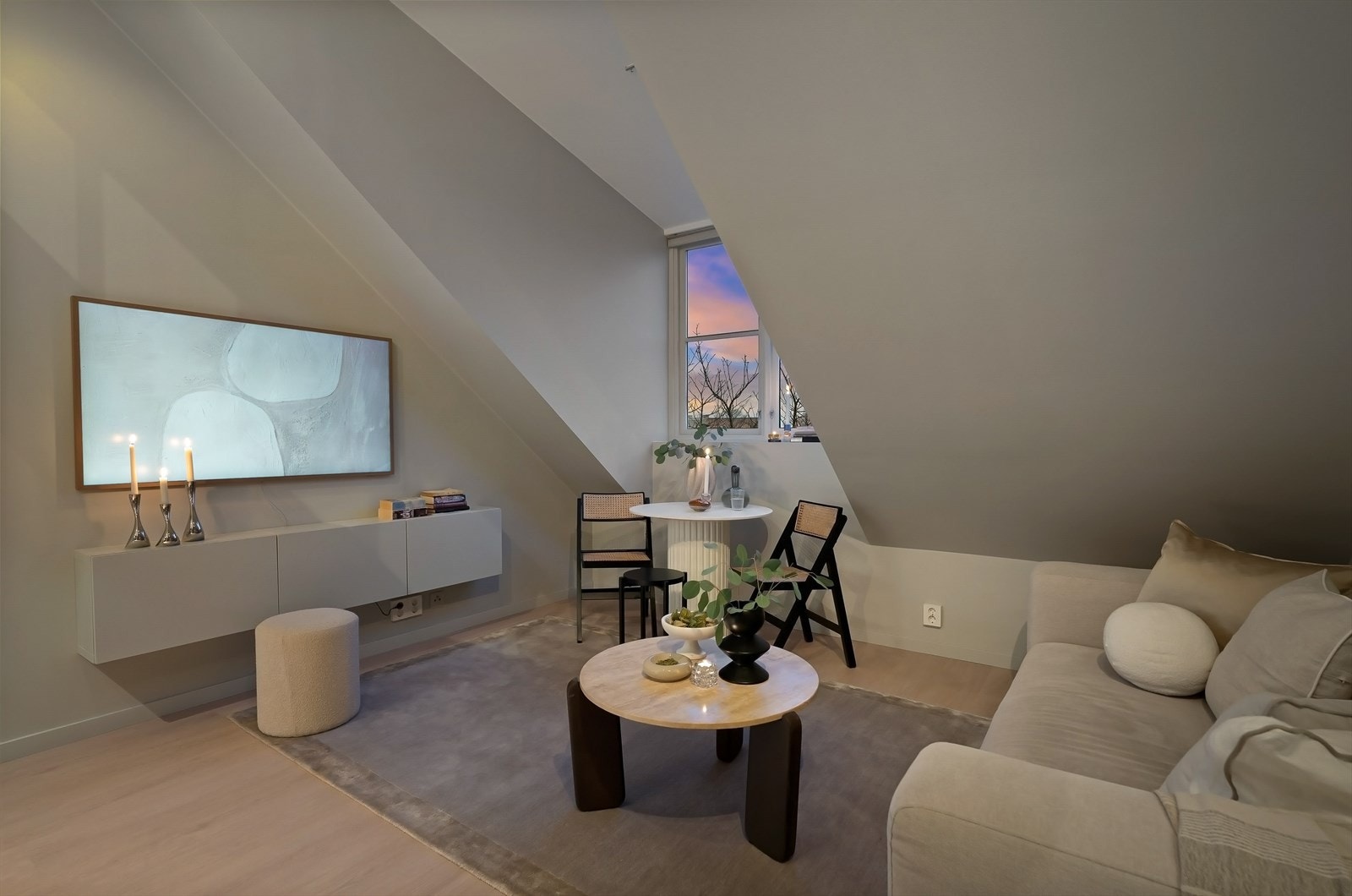 Kveldsstemning. Galleribilde