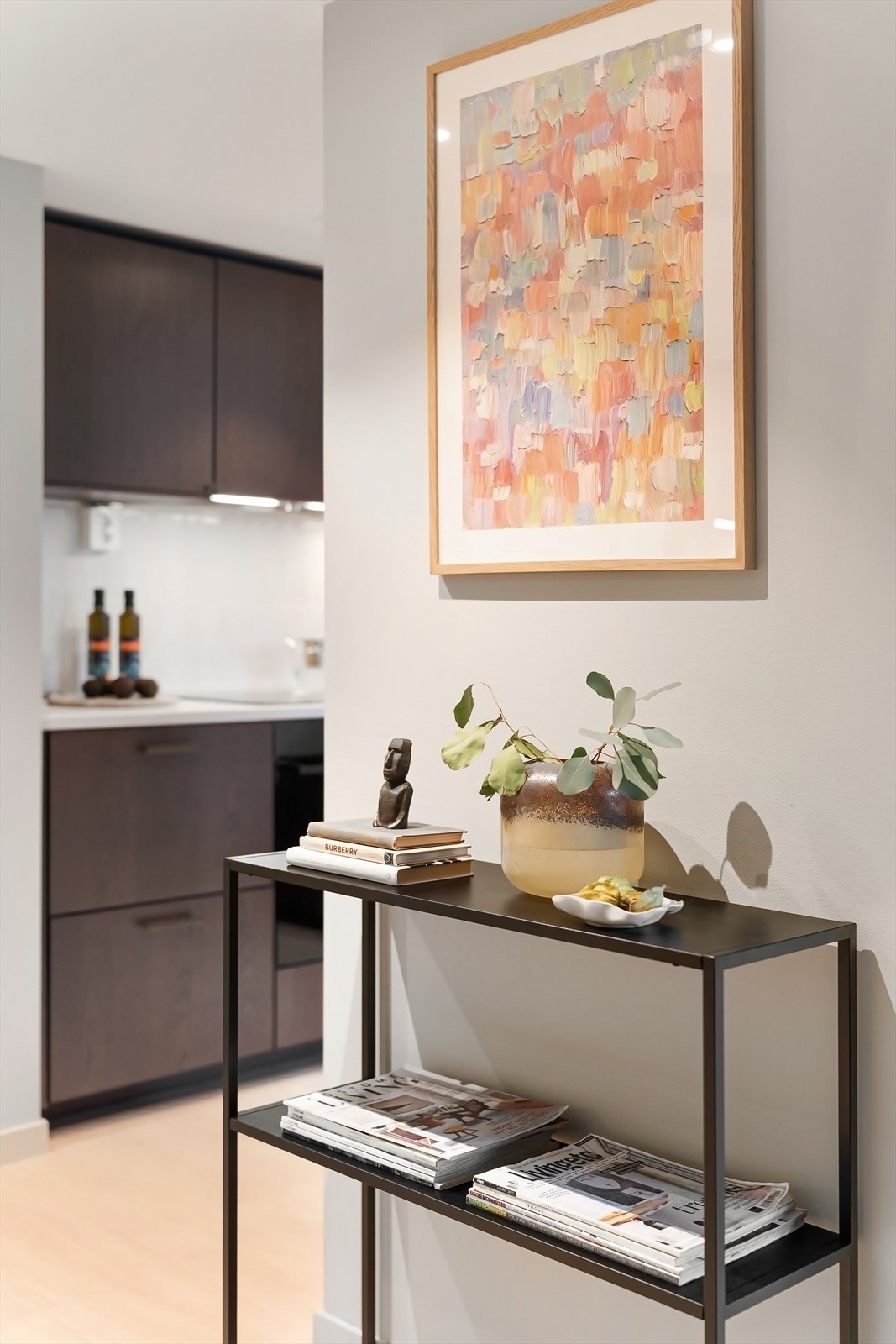 Felleskostnader blir ca. kr. 4 113,- pr mnd ved innfrielse av andel fellesgjeld(IN-ordning) på et av borettslagets lån. Galleribilde