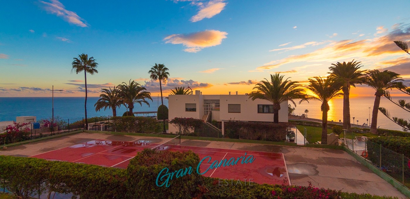 Utsikt fra villaen Galleribilde