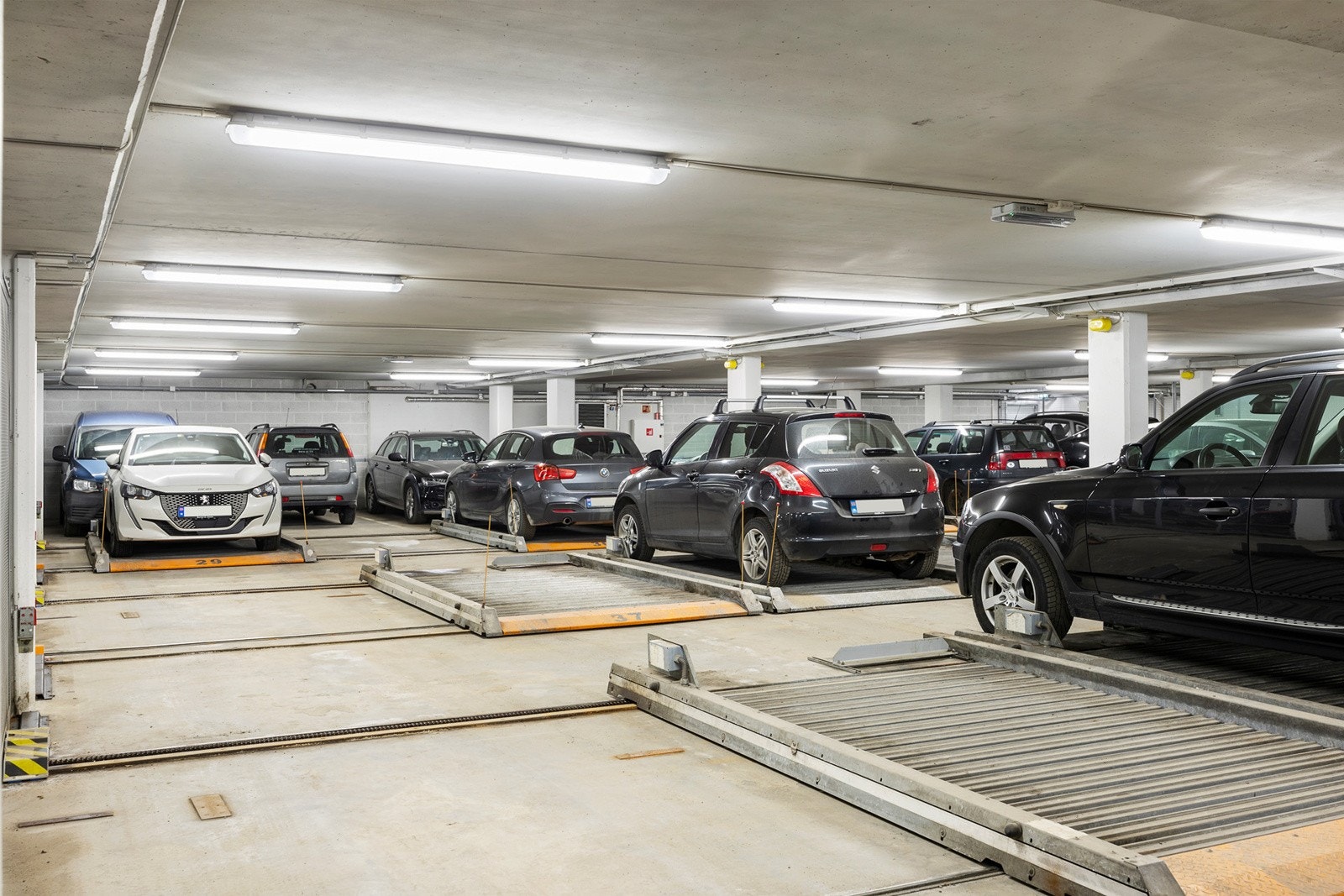 Bruksrett til garasjeplass/flåteplass nr 29 (automatisk parkeringssystem) Galleribilde
