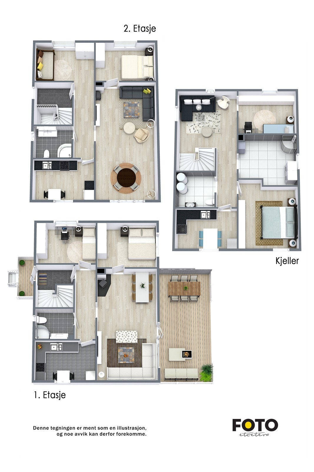 Planskisser Galleribilde