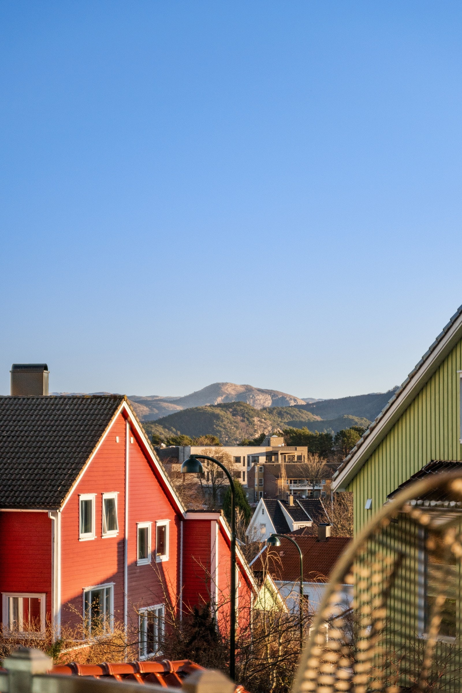 Den luftige beliggenheten sørger for en luftig og fin utsikt over omgivelsene. Galleribilde