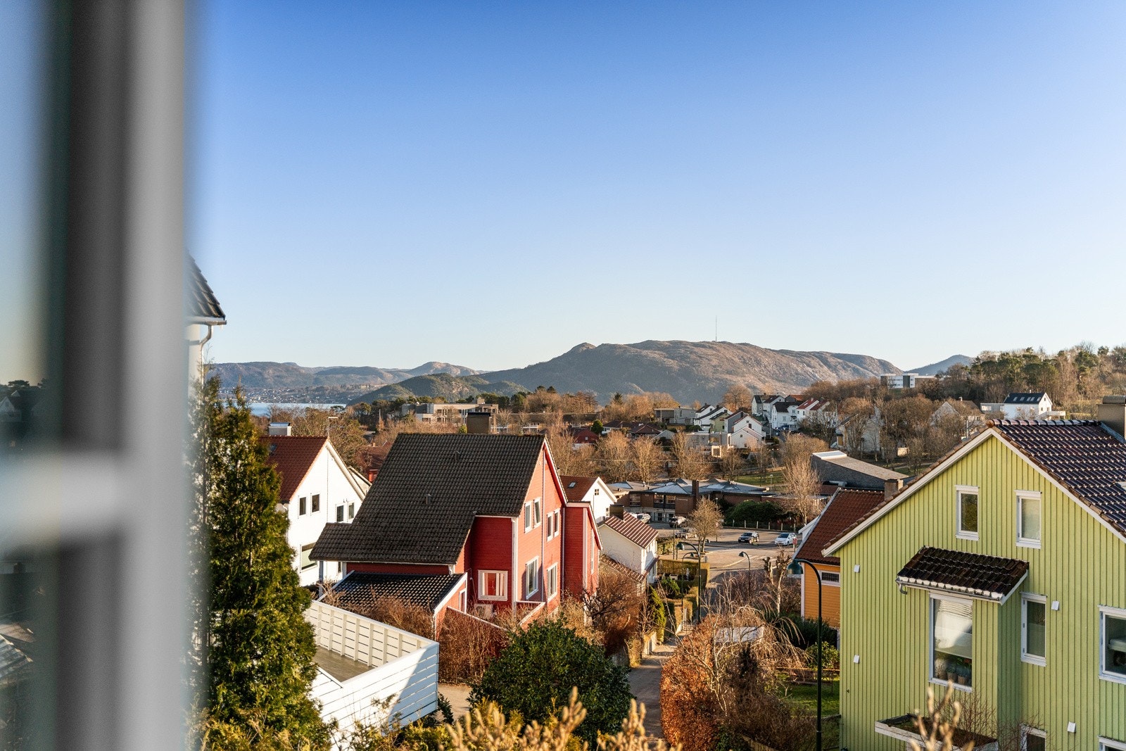 Utsikt fra gangen i 2. etasje. Galleribilde