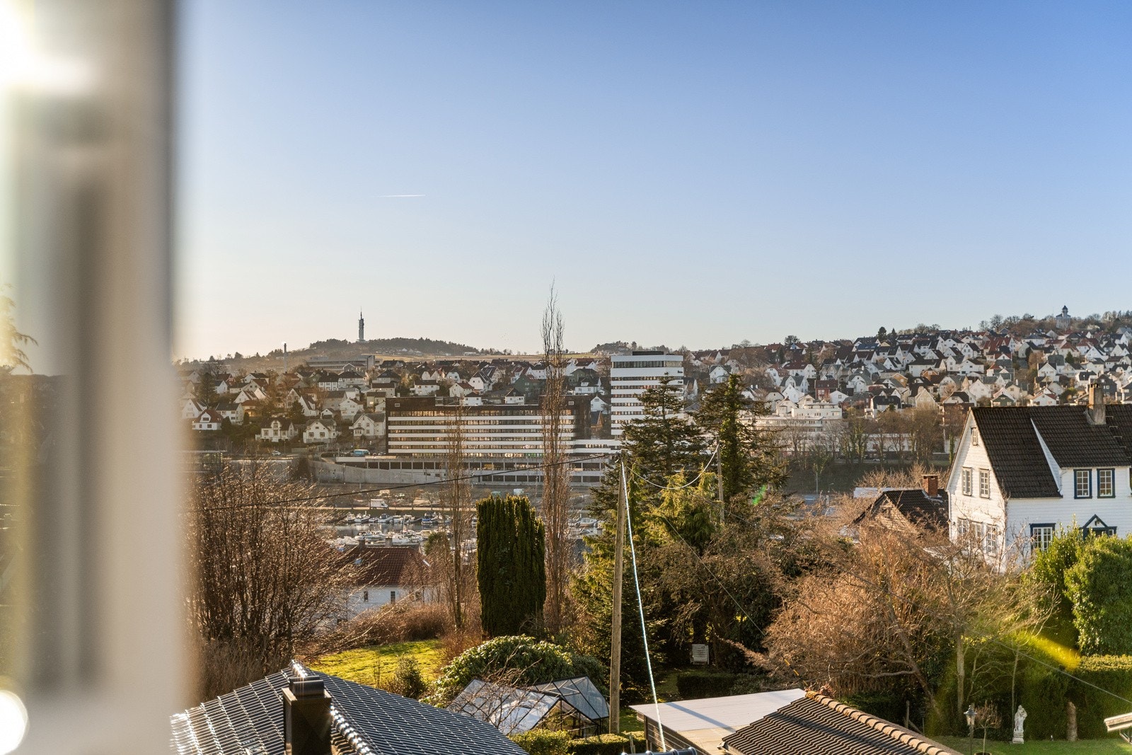 Utsikt fra hovedsoverom. Galleribilde