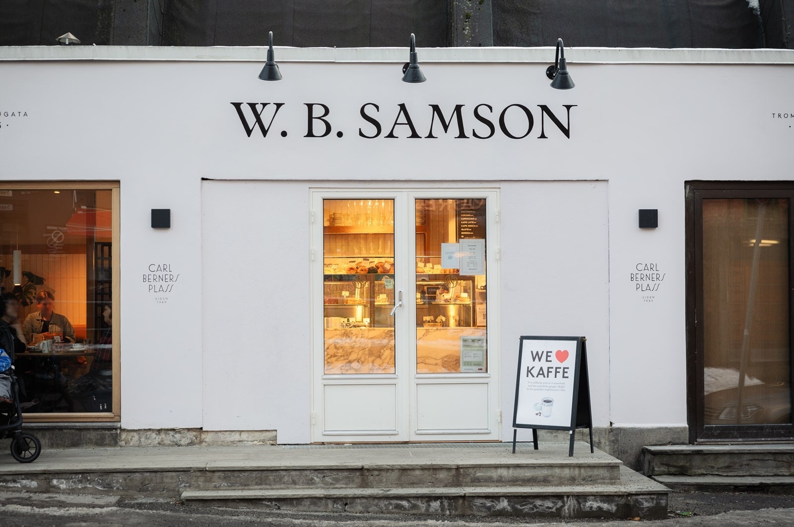 W.B. SAMSON har nettopp pusset opp sine lokaler og utvidet menyen. Galleribilde