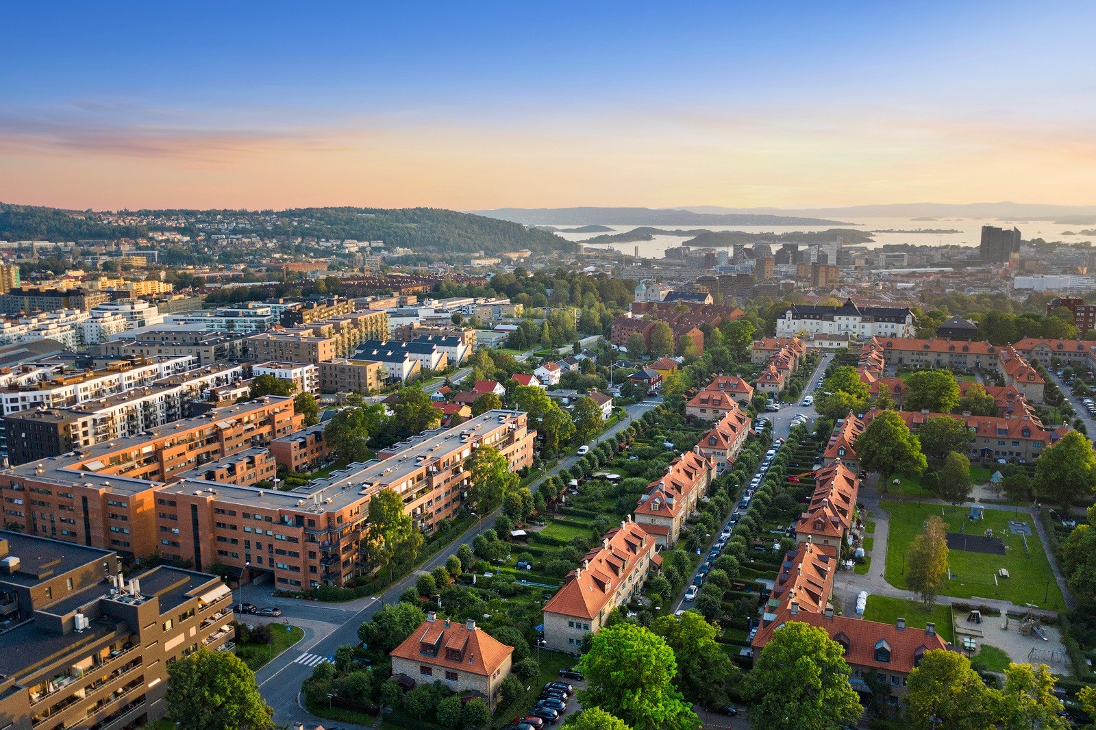 Her har du flotte Lille Tøyen hageby som nærmeste nabo Galleribilde