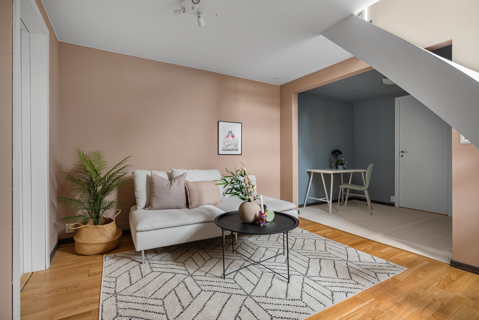 Innredet kjellerrom Galleribilde