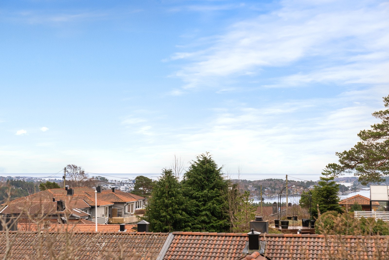 Fin utsikt Galleribilde