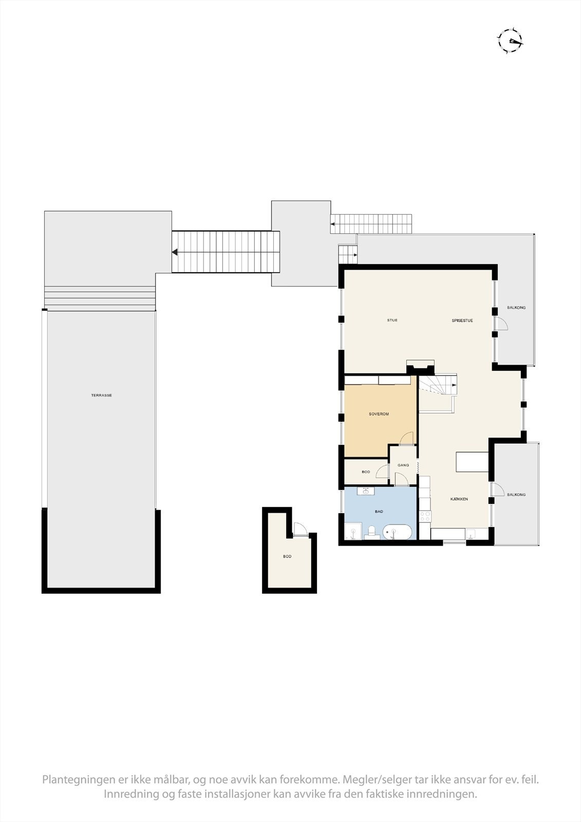 - Plantegning 1.etasje - Galleribilde