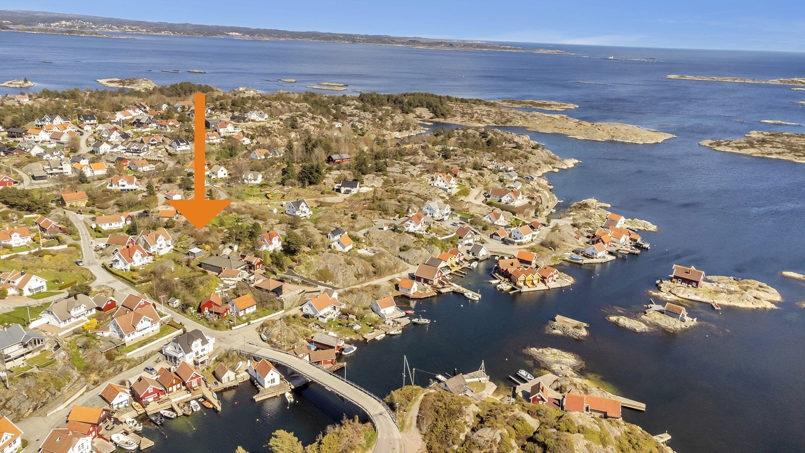 Skibbusundet og Geiderøya like ved Galleribilde