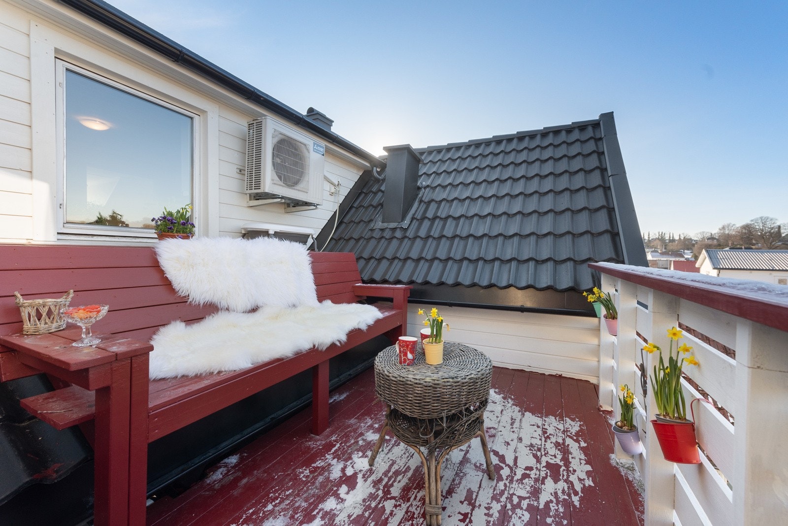 Her kan man nyte lange sommerkvelder. Galleribilde