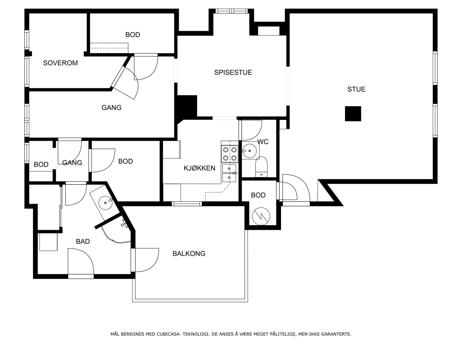 Veiledende planskisse. Galleribilde