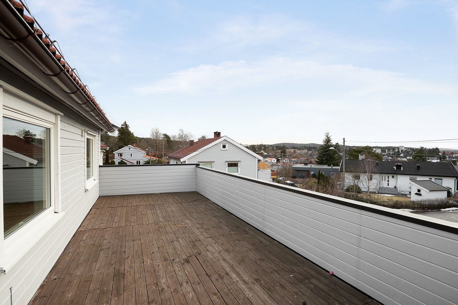 Sydvestvendt solrik terrasse på 29 kvm Galleribilde