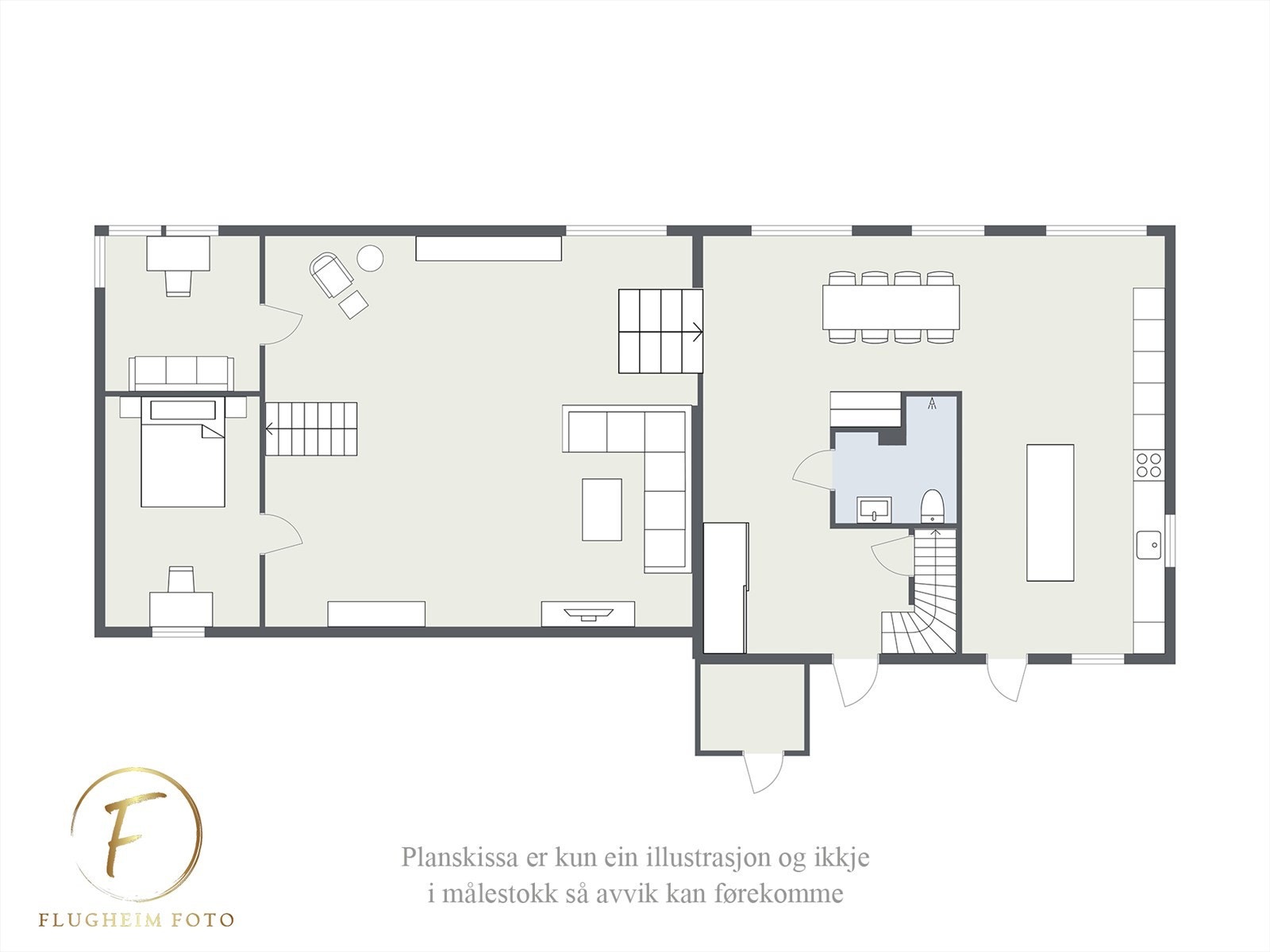 Planteikning - 1. Etasje Galleribilde