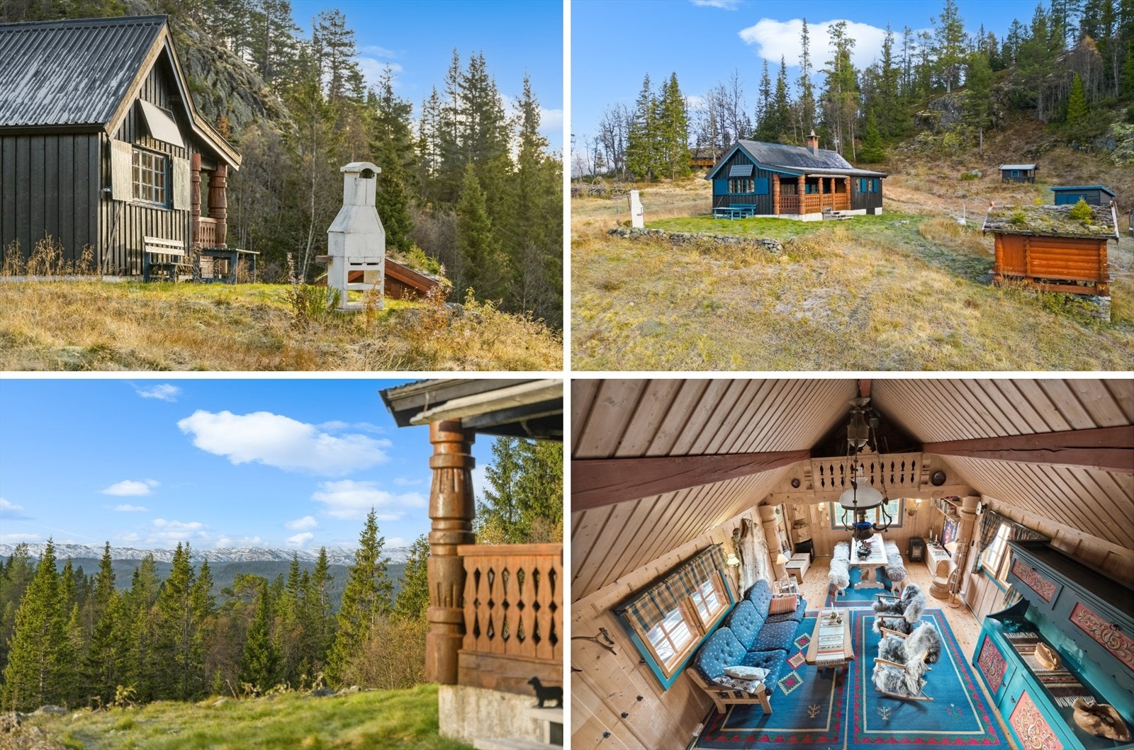 Velkommen til fjells! En flott, liten perle med herlig utsikt over fjellene. Her kan du nyte stillheten og være tett på naturen. Kort kjørevei til Rauland med butikker og alpinanlegg. Galleribilde
