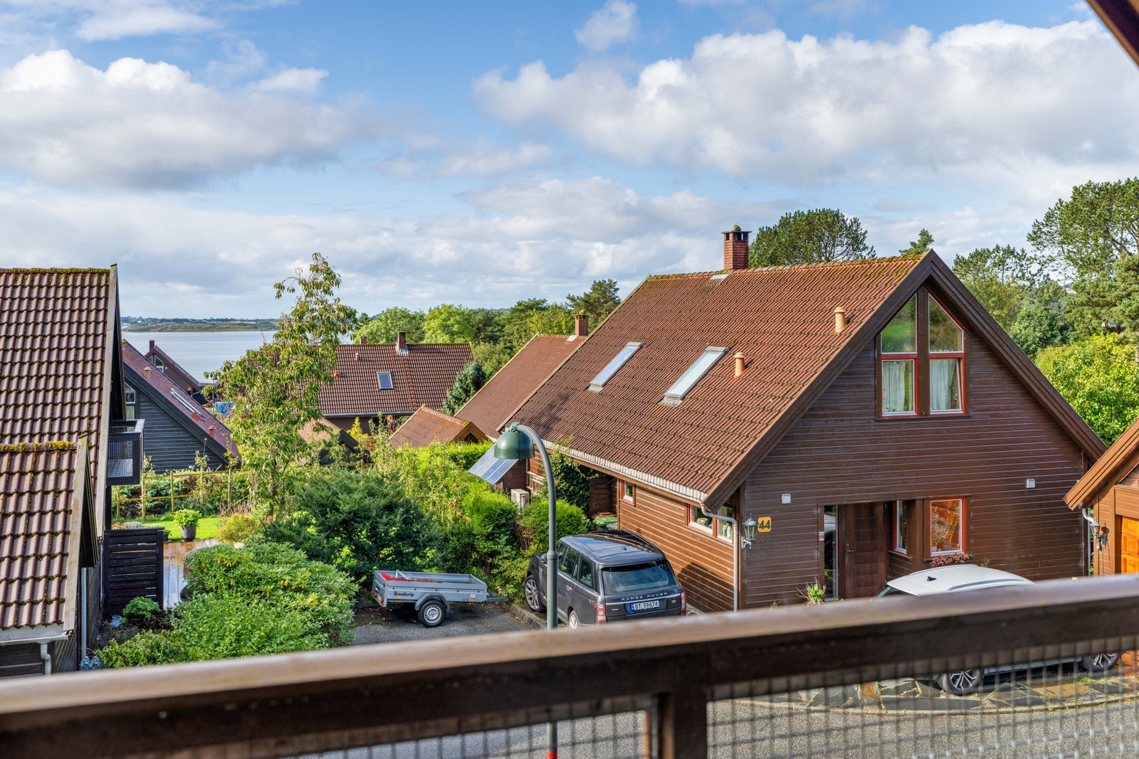 Fin utsikt fra terrassen Galleribilde