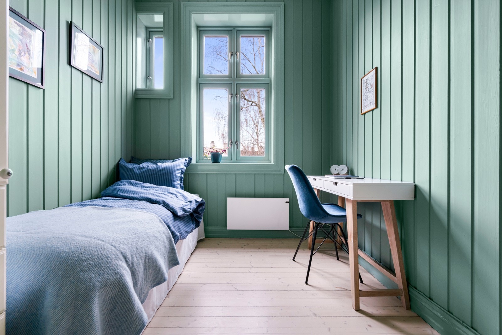 Soverom to er også lyst og har klassiske detaljer. Galleribilde