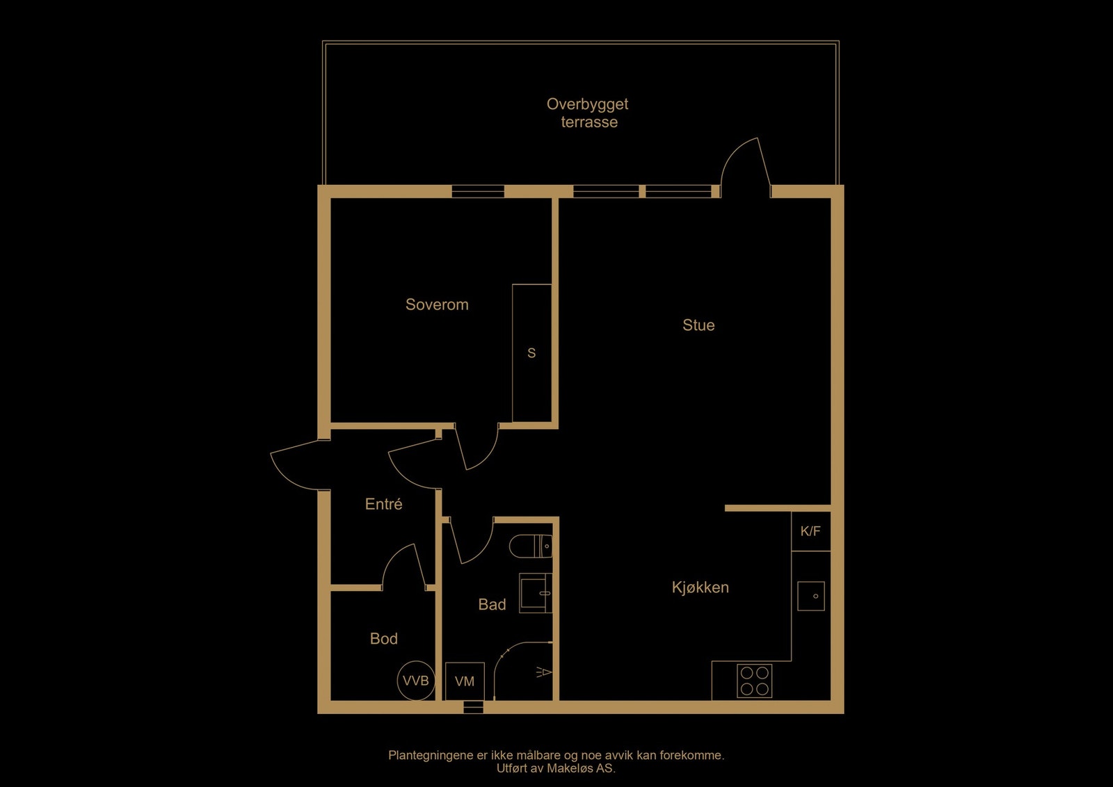 Plantegning (illustrasjon - avvik kan forekomme) Galleribilde