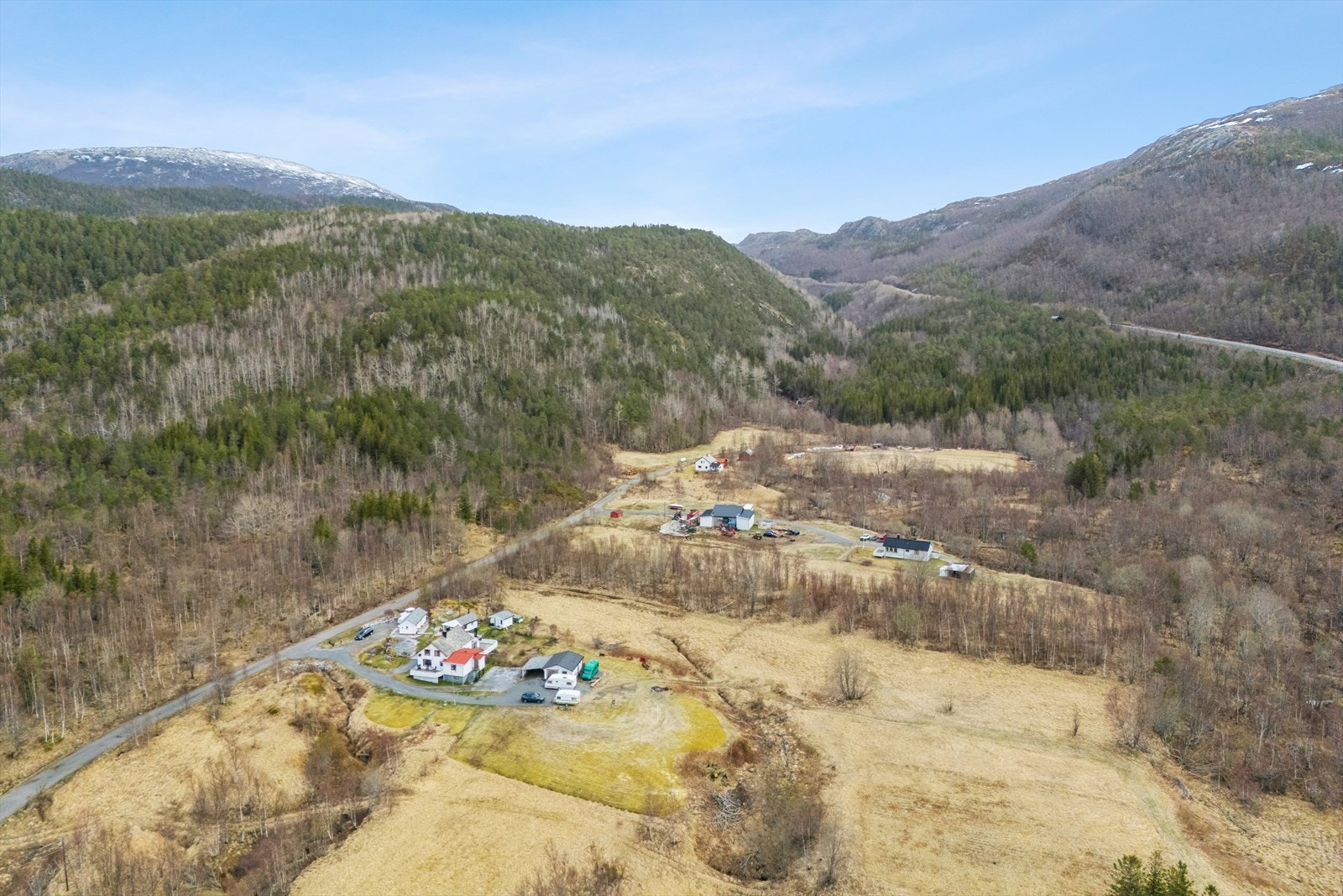 Drone bilde av området Galleribilde