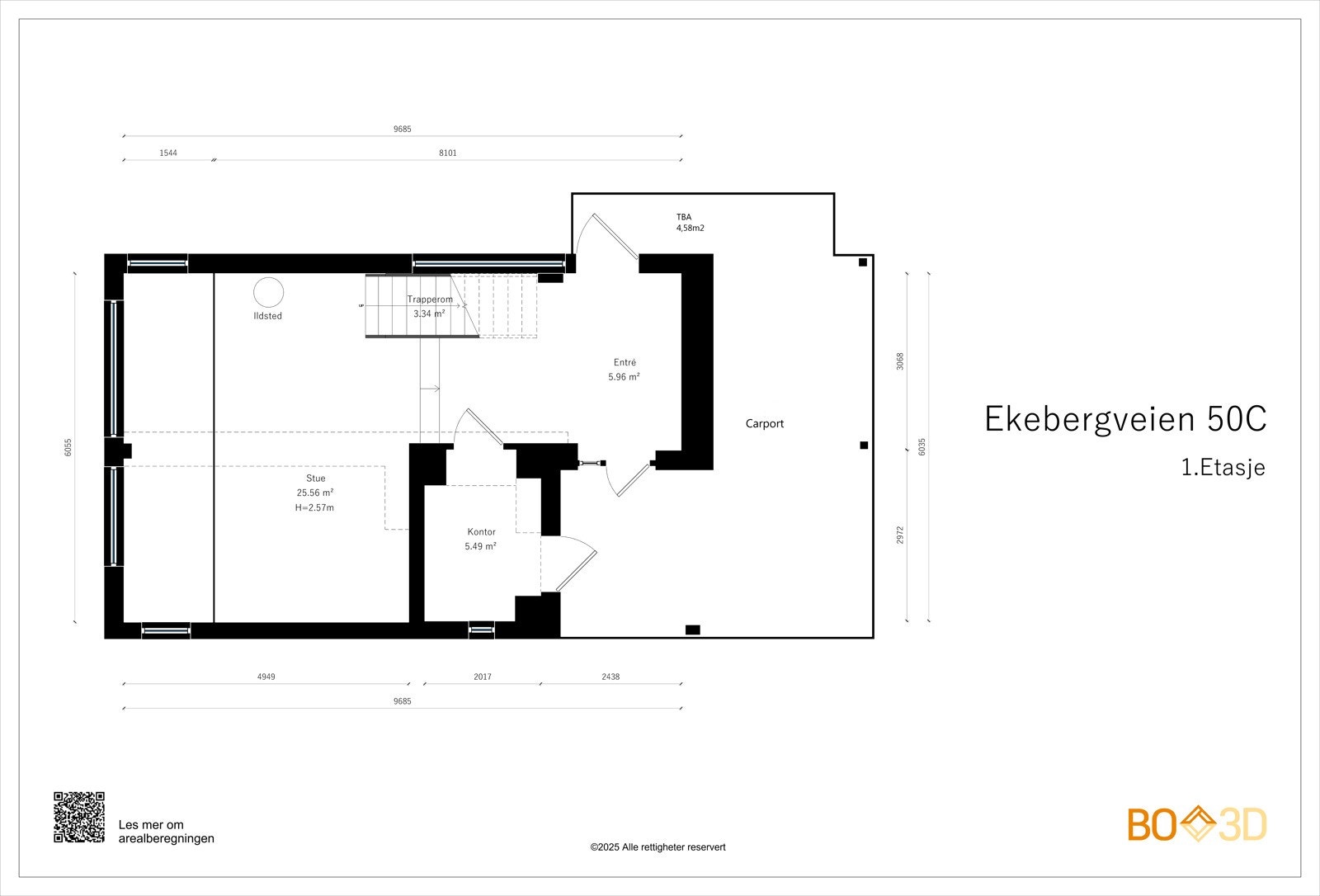 1. etasje Ekebergveien 50C Galleribilde