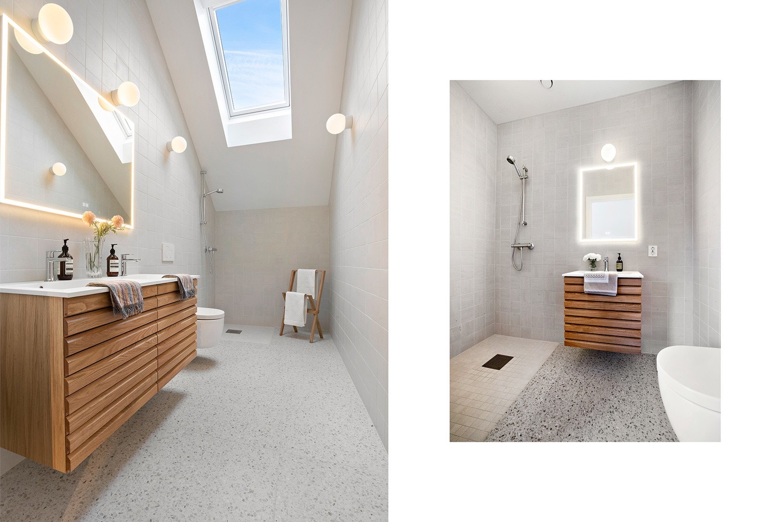 Det er to delikate baderom i 2. etasjen. Galleribilde