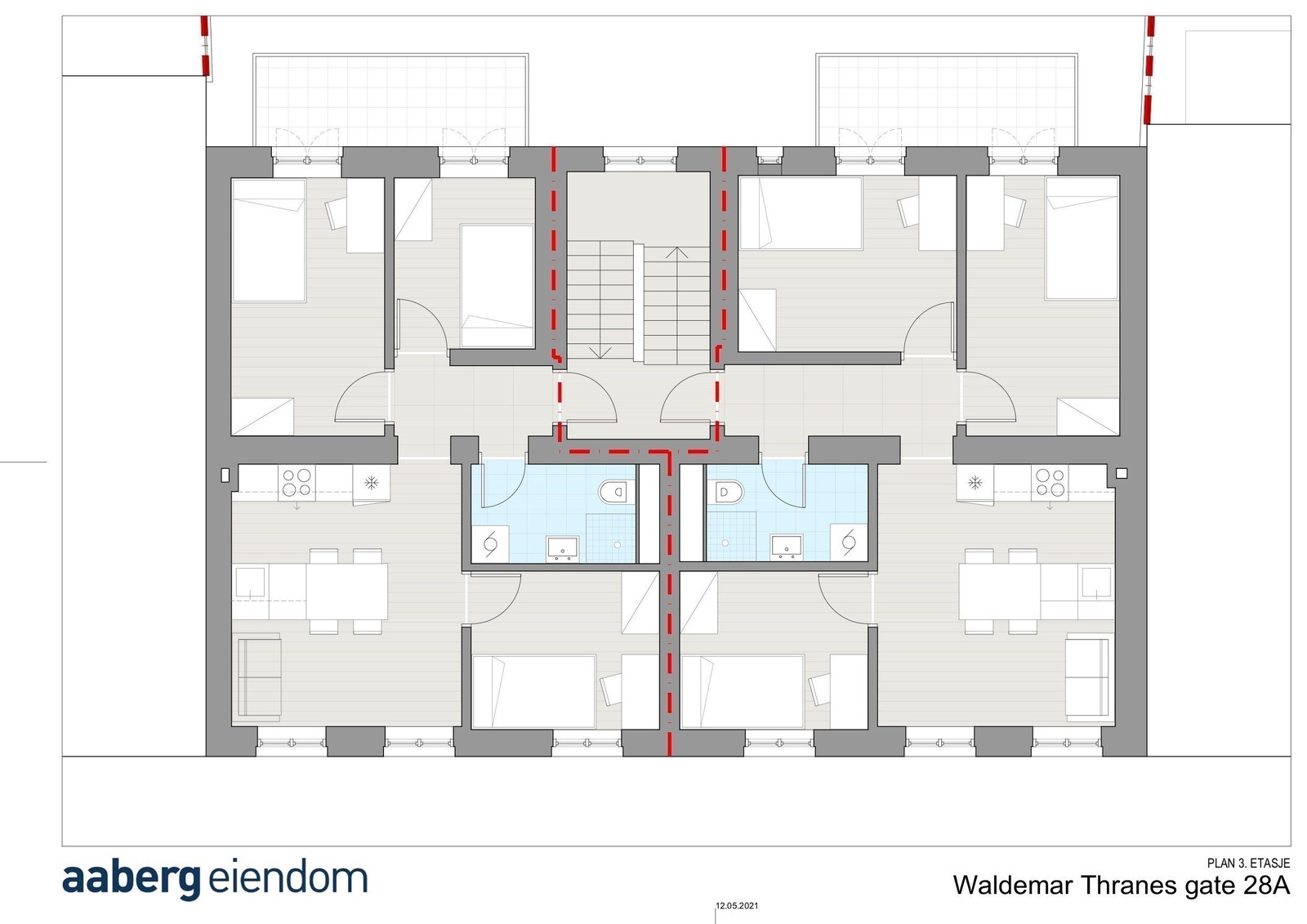 Plantegning Galleribilde