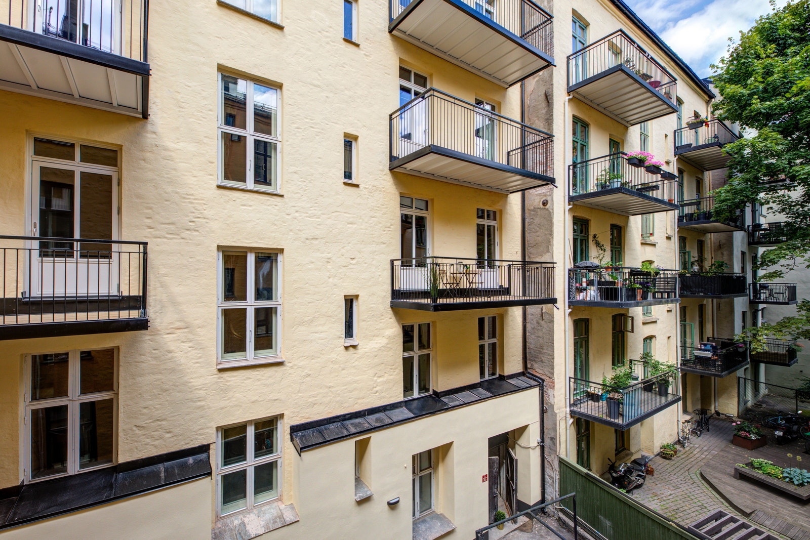 Inngang/fasade Galleribilde