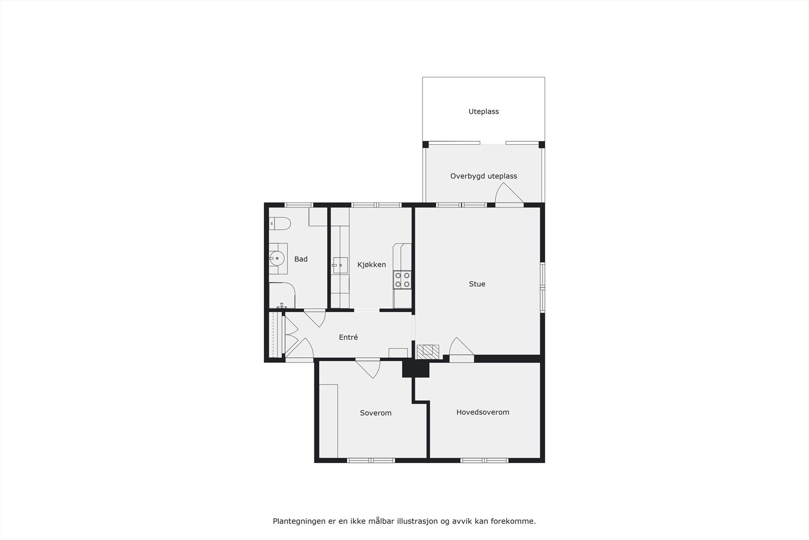 Plantegning Galleribilde