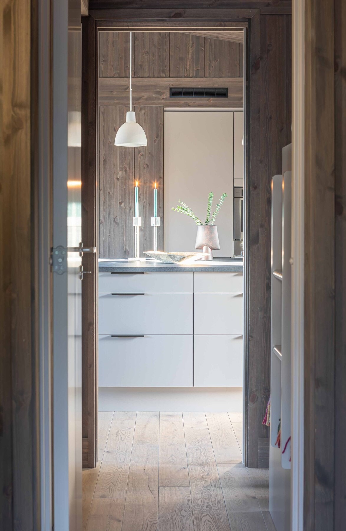 Foto fra vår visningshytte på Hellerudsletta (Vy28BT) Galleribilde