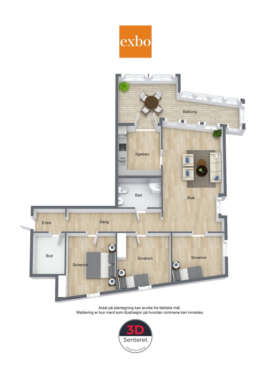 Plantegning Galleribilde