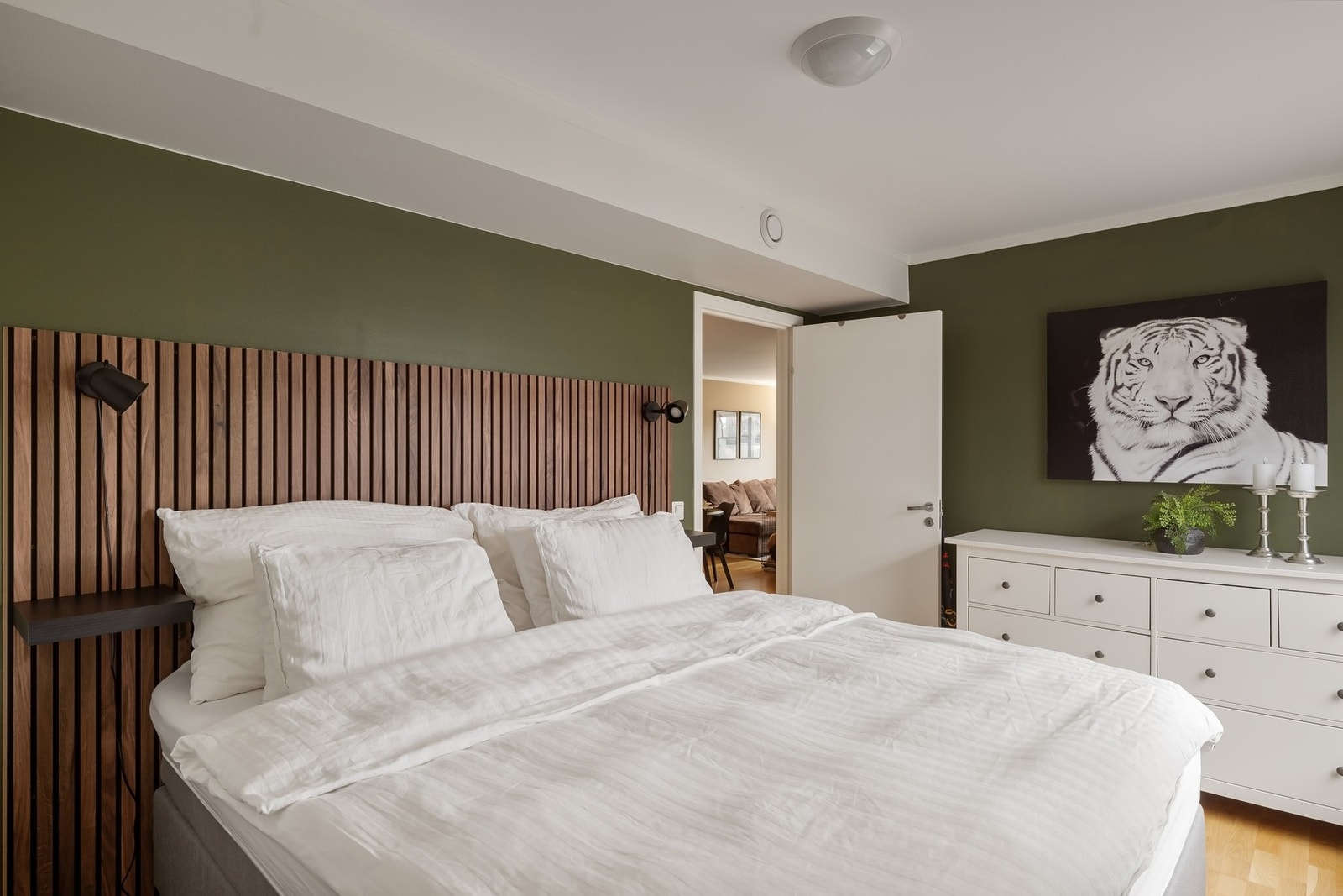 Det er to romslige soverom i leiligheten. Galleribilde