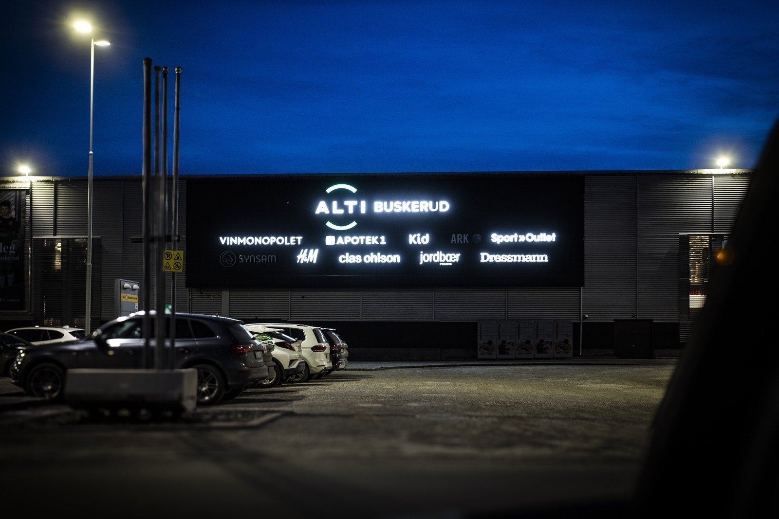 Kort kjøretur til Alti Buskerud Storsenter Galleribilde