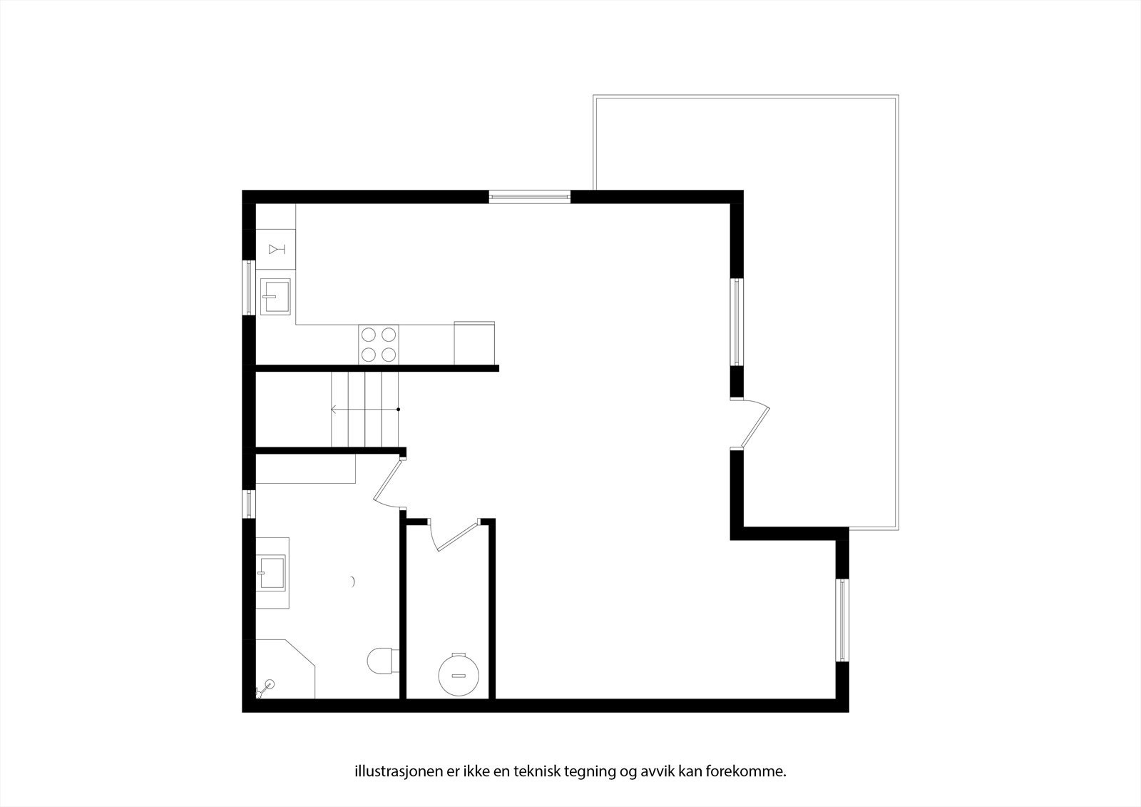 Planskisse 2. Etasje Galleribilde