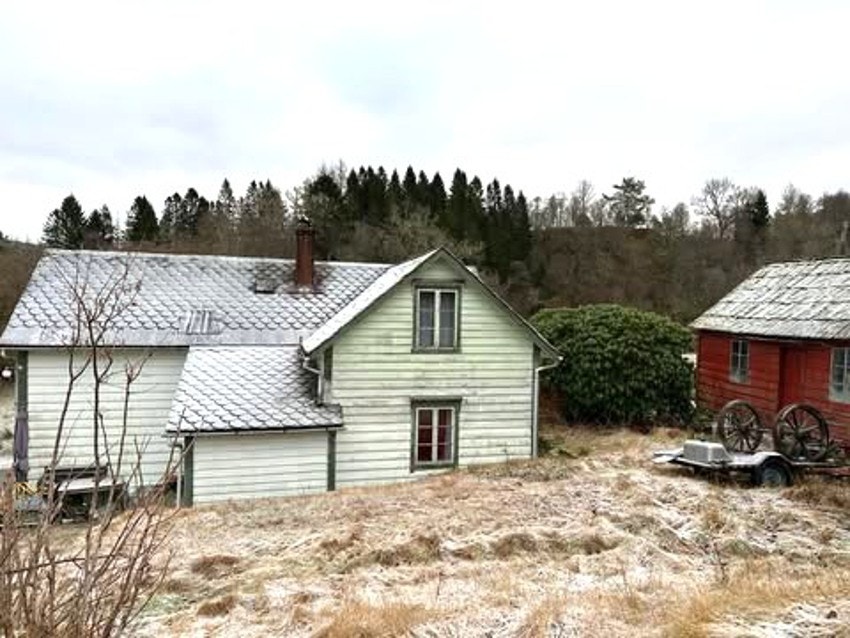 Hus oppside Galleribilde