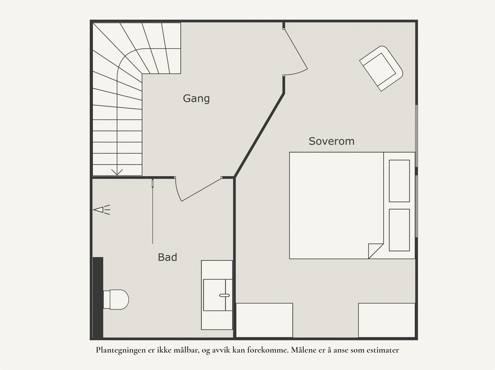 Plantegning 1. etg. Galleribilde